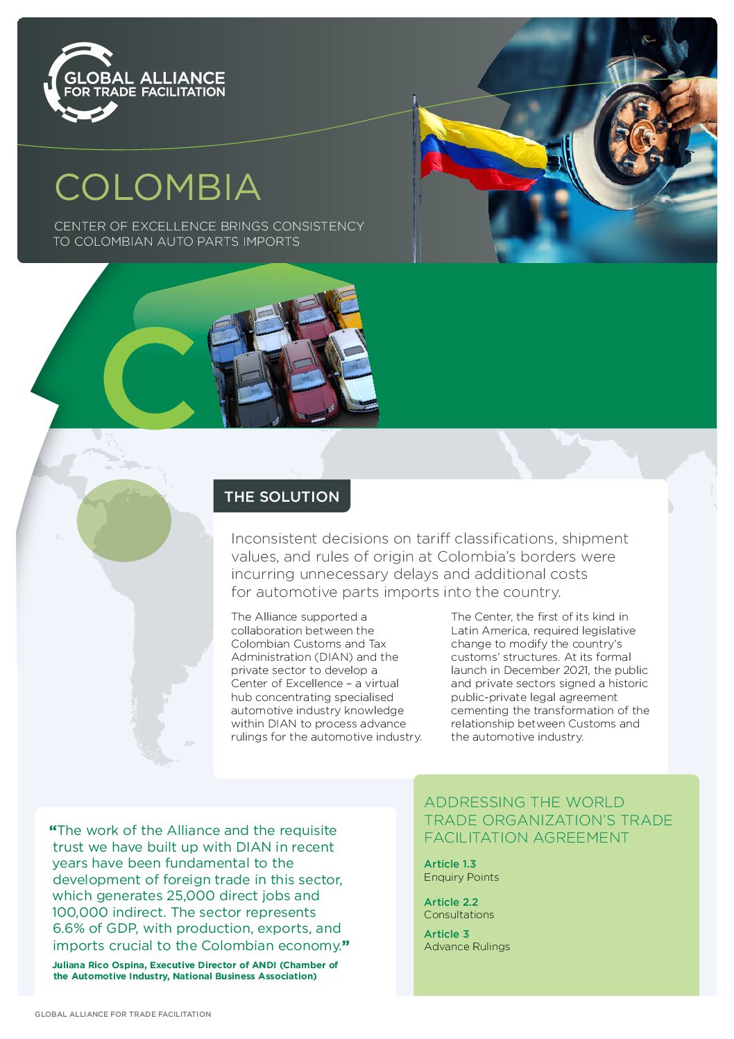 Colombia – Center of Excellence